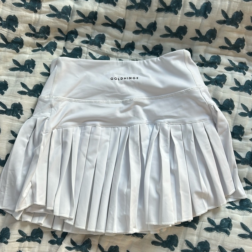 Gold hinge skirt xs